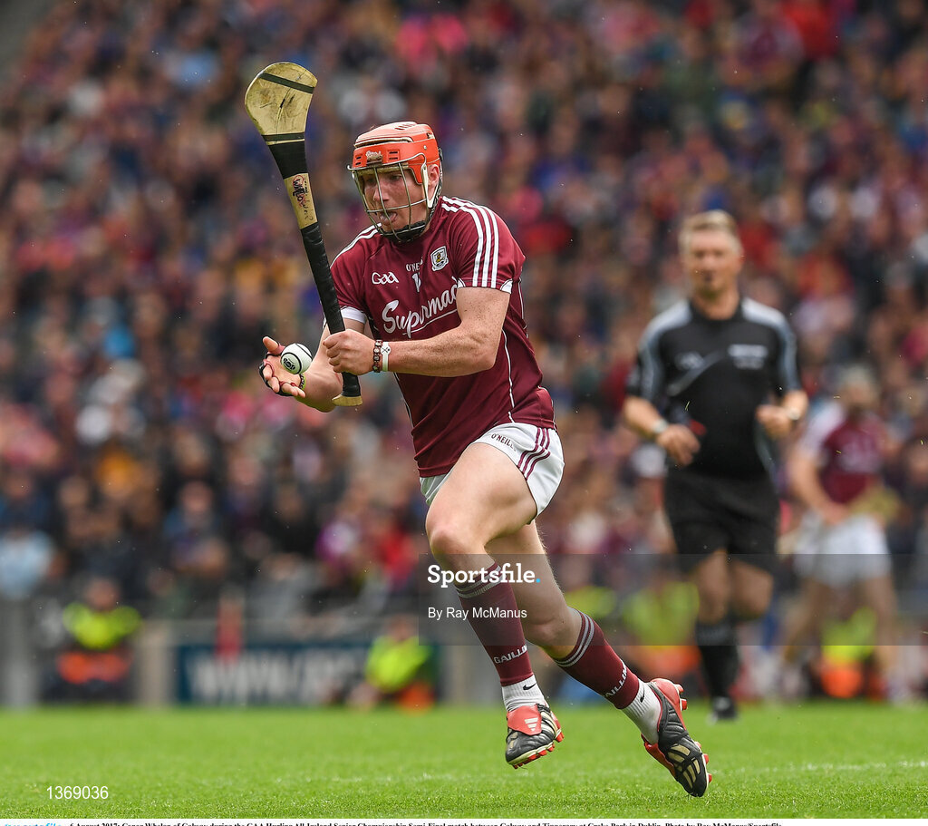 6 August 2017; Conor Whelan of Galway during the GAA Hurling All-Ireland Senior Championship Semi-Final match between Galway and Tipperary at Croke Park in Dublin. Photo by Ray McManus/Sportsfile