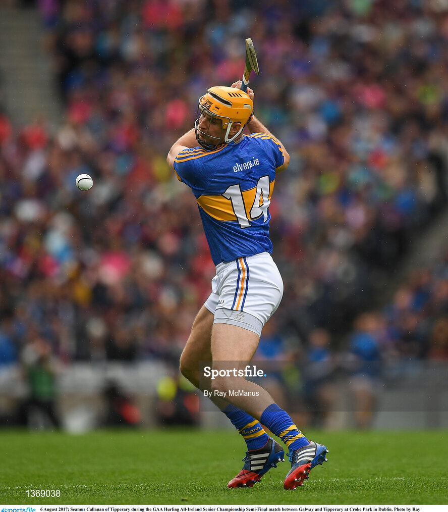 6 August 2017; Seamus Callanan of Tipperary during the GAA Hurling All-Ireland Senior Championship Semi-Final match between Galway and Tipperary at Croke Park in Dublin. Photo by Ray McManus/Sportsfile