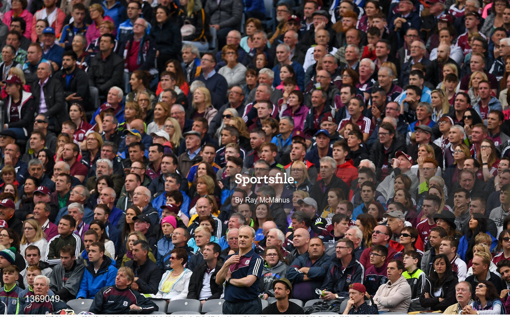 6 August 2017; Galway manager Micheal Donoghue during the GAA Hurling All-Ireland Senior Championship Semi-Final match between Galway and Tipperary at Croke Park in Dublin. Photo by Ray McManus/Sportsfile