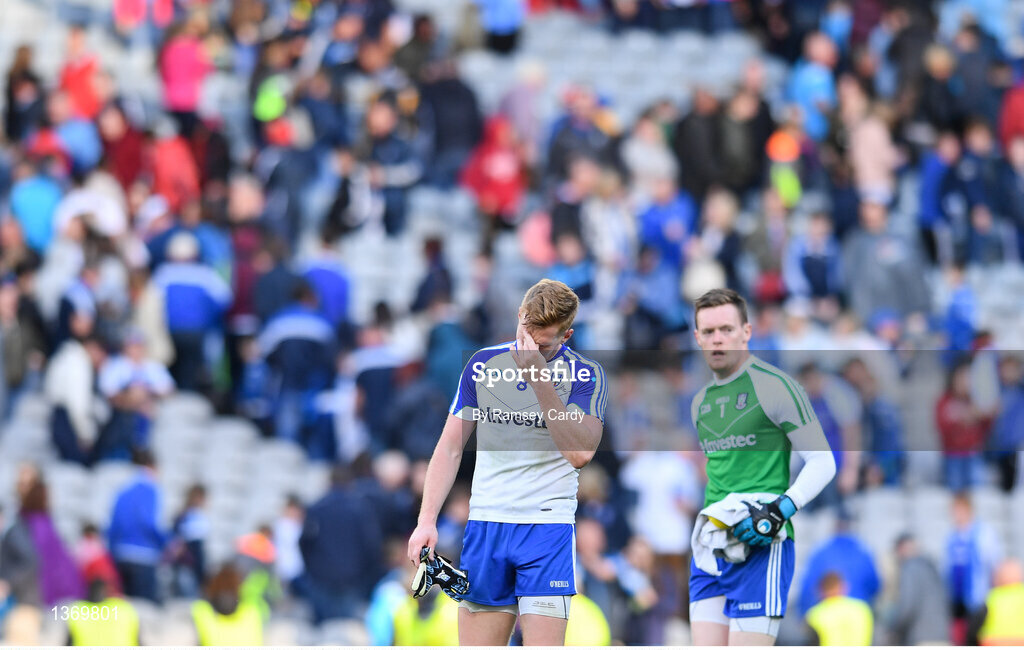 5 August 2017; Kieran Hughes of Monaghan following the GAA Football All-Ireland Senior Championship Quarter-Final match between Dublin and Monaghan at Croke Park in Dublin. Photo by Ramsey Cardy/Sportsfile