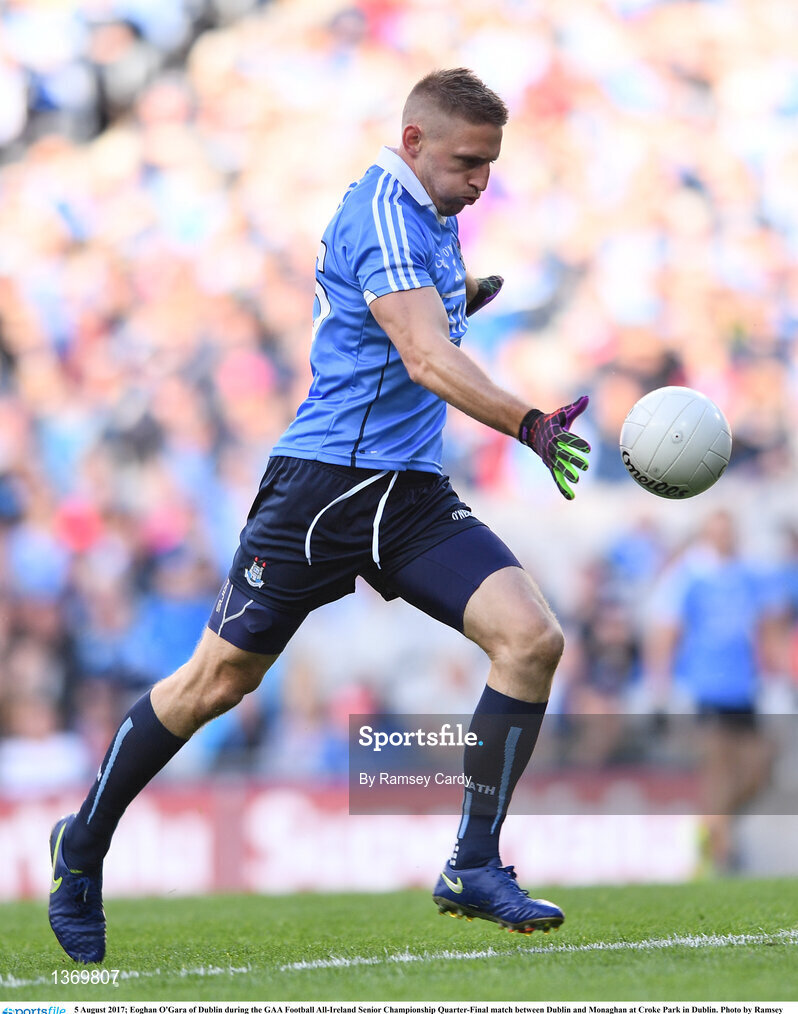 5 August 2017; Eoghan O'Gara of Dublin during the GAA Football All-Ireland Senior Championship Quarter-Final match between Dublin and Monaghan at Croke Park in Dublin. Photo by Ramsey Cardy/Sportsfile