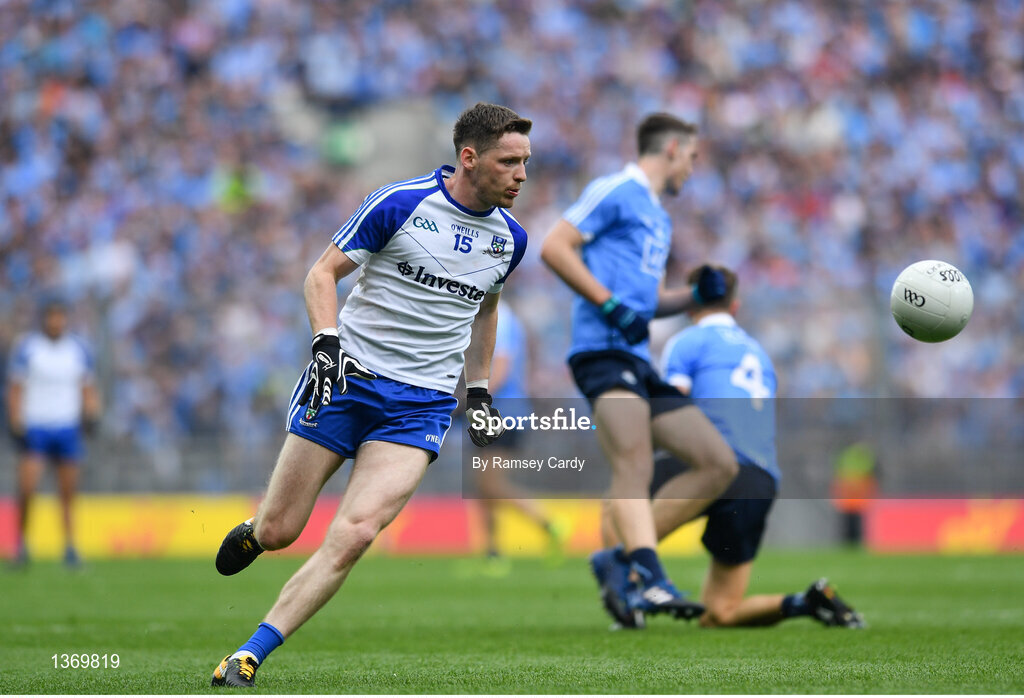 5 August 2017; Conor McManus of Monaghan during the GAA Football All-Ireland Senior Championship Quarter-Final match between Dublin and Monaghan at Croke Park in Dublin. Photo by Ramsey Cardy/Sportsfile