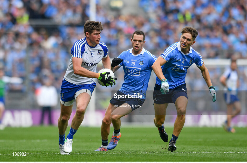 5 August 2017; Darren Hughes of Monaghan during the GAA Football All-Ireland Senior Championship Quarter-Final match between Dublin and Monaghan at Croke Park in Dublin. Photo by Ramsey Cardy/Sportsfile