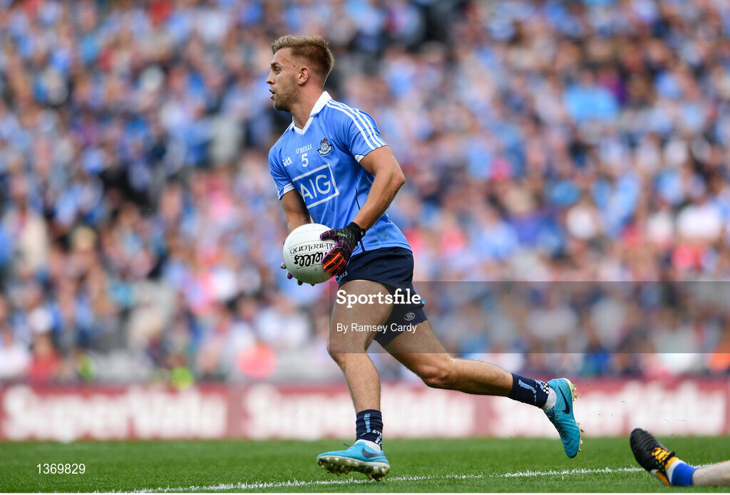 5 August 2017; Jonny Cooper of Dublin during the GAA Football All-Ireland Senior Championship Quarter-Final match between Dublin and Monaghan at Croke Park in Dublin. Photo by Ramsey Cardy/Sportsfile