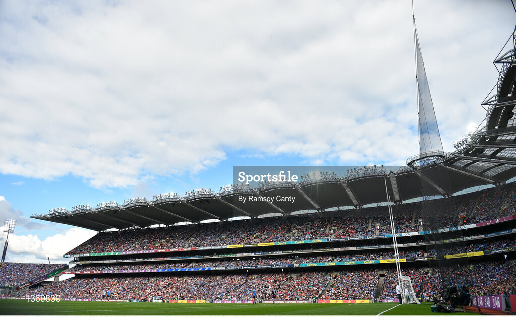 5 August 2017; A general view of Croke Park during the GAA Football All-Ireland Senior Championship Quarter-Final match between Dublin and Monaghan at Croke Park in Dublin. Photo by Ramsey Cardy/Sportsfile