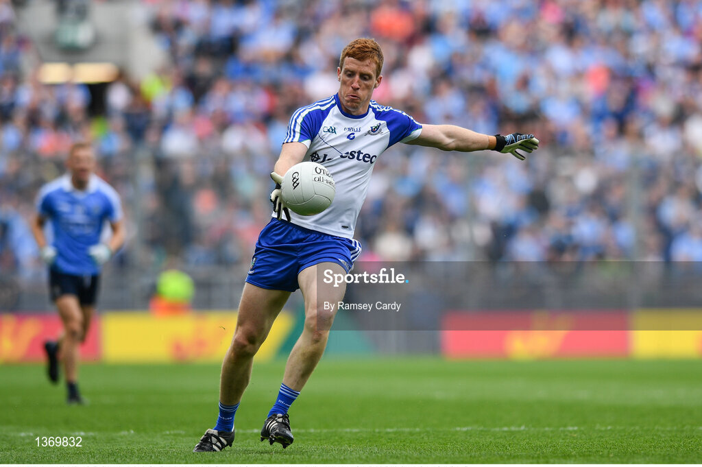 5 August 2017; Kieran Duffy of Monaghan during the GAA Football All-Ireland Senior Championship Quarter-Final match between Dublin and Monaghan at Croke Park in Dublin. Photo by Ramsey Cardy/Sportsfile