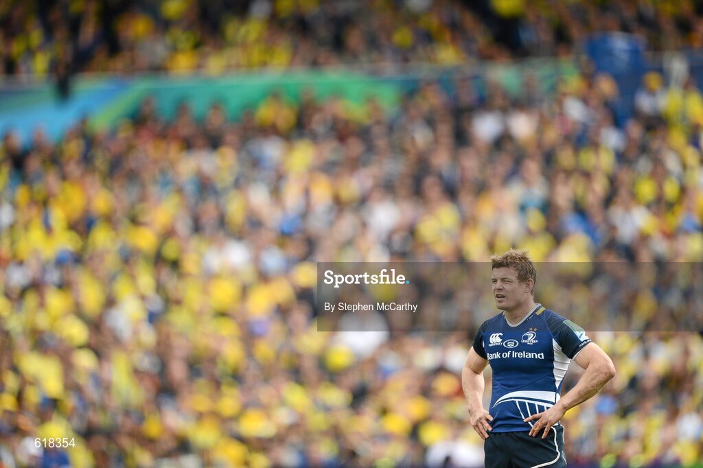 29 April 2012; Brian O'Driscoll, Leinster. Heineken Cup Semi-Final, ASM Clermont Auvergne v Leinster, Stade Chaban Delmas, Bordeaux, France. Picture credit: Stephen McCarthy / SPORTSFILE