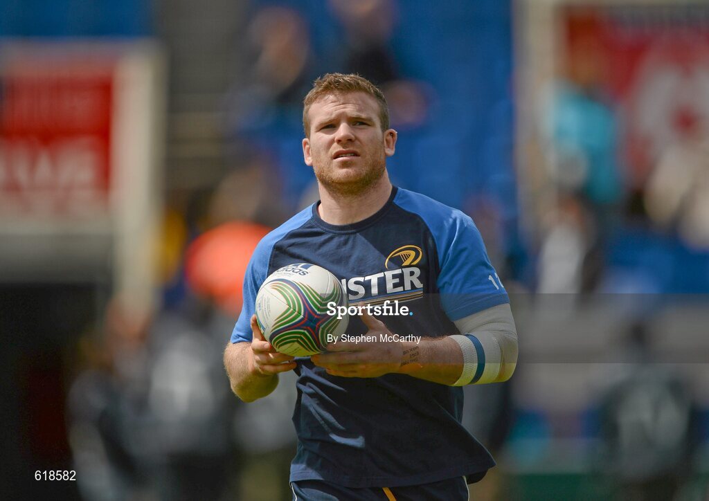29 April 2012; Gordon D'Arcy, Leinster. Heineken Cup Semi-Final, ASM Clermont Auvergne v Leinster, Stade Chaban Delmas, Bordeaux, France. Picture credit: Stephen McCarthy / SPORTSFILE
