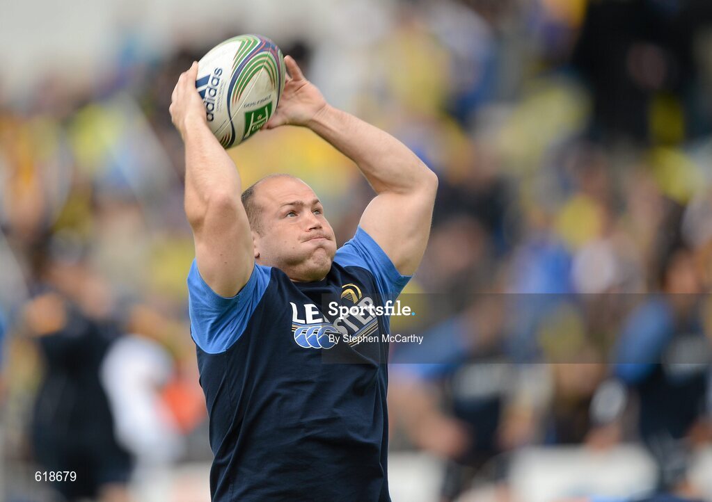 29 April 2012; Richardt Strauss, Leinster. Heineken Cup Semi-Final, ASM Clermont Auvergne v Leinster, Stade Chaban Delmas, Bordeaux, France. Picture credit: Stephen McCarthy / SPORTSFILE