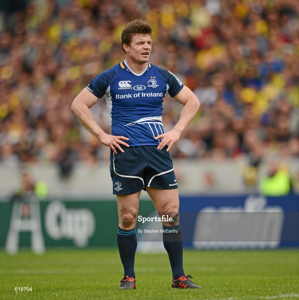 29 April 2012; Brian O'Driscoll, Leinster. Heineken Cup Semi-Final, ASM Clermont Auvergne v Leinster, Stade Chaban Delmas, Bordeaux, France. Picture credit: Stephen McCarthy / SPORTSFILE