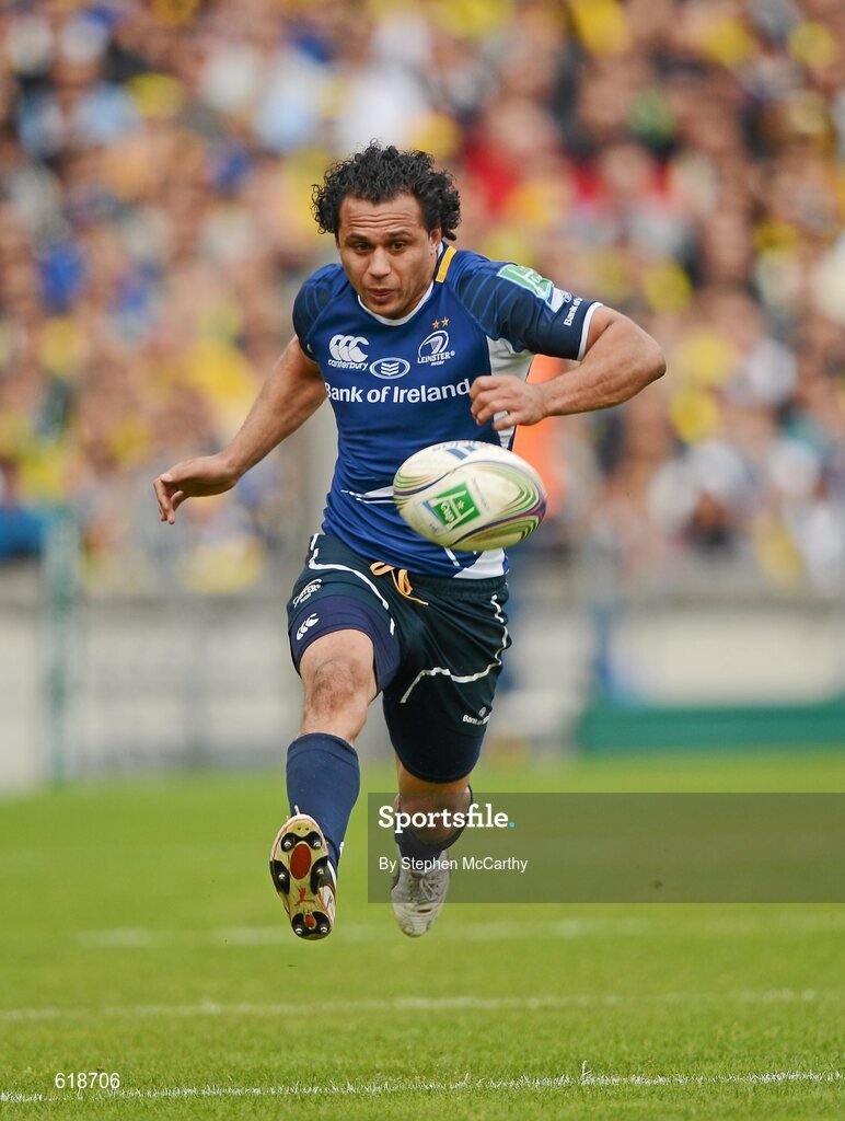 29 April 2012; Isa Nacewa, Leinster. Heineken Cup Semi-Final, ASM Clermont Auvergne v Leinster, Stade Chaban Delmas, Bordeaux, France. Picture credit: Stephen McCarthy / SPORTSFILE