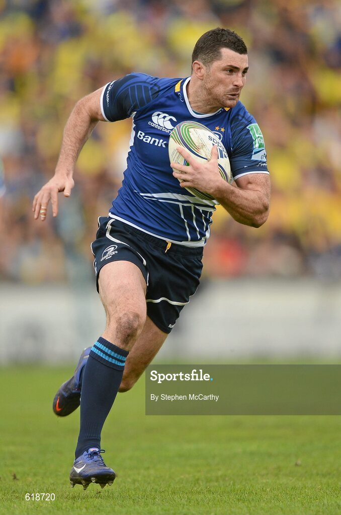 29 April 2012; Rob Kearney, Leinster. Heineken Cup Semi-Final, ASM Clermont Auvergne v Leinster, Stade Chaban Delmas, Bordeaux, France. Picture credit: Stephen McCarthy / SPORTSFILE