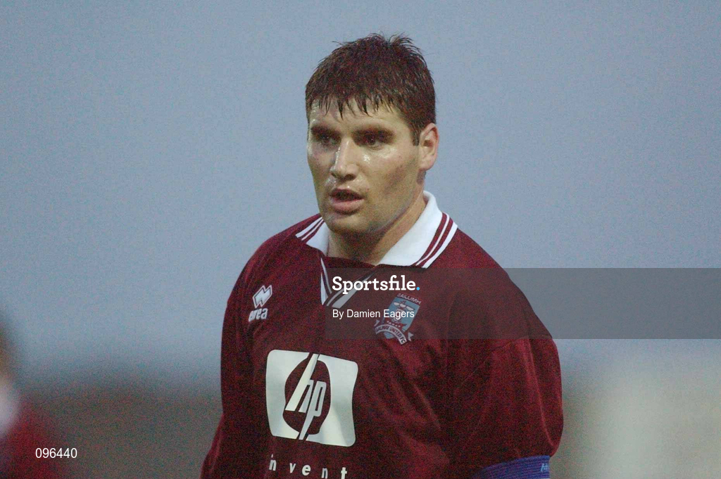 31 July 2002; Colin Fortune of Galway United during the FAI Carlsberg Cup Second Round Replay match between Galway United and St Patrick's Athletic at Terryland Park in Galway. Photo by Damien Eagers/Sportsfile