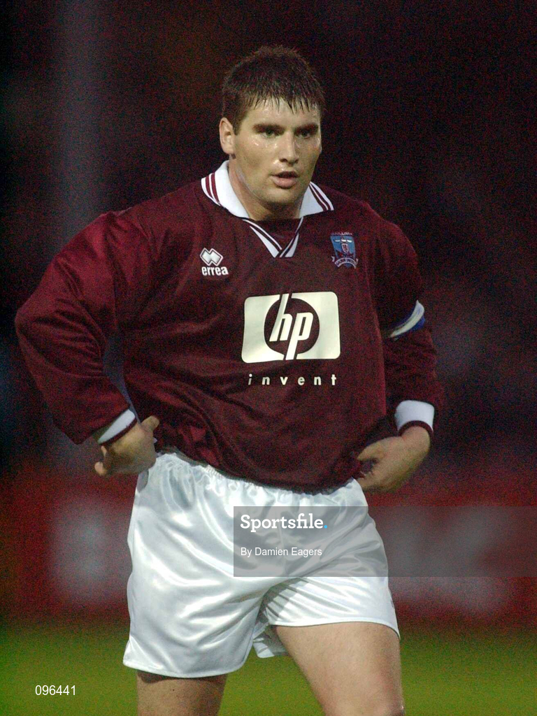 31 July 2002; Colin Fortune of Galway United during the FAI Carlsberg Cup Second Round Replay match between Galway United and St Patrick's Athletic at Terryland Park in Galway. Photo by Damien Eagers/Sportsfile