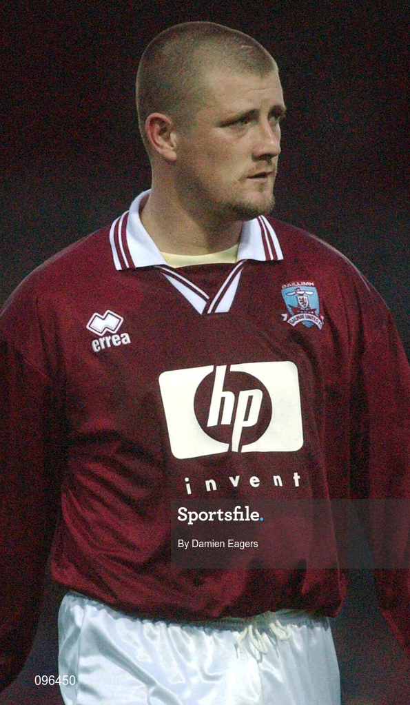 31 July 2002; Tony Folan of Galway United during the FAI Carlsberg Cup Second Round Replay match between Galway United and St Patrick's Athletic at Terryland Park in Galway. Photo by Damien Eagers/Sportsfile