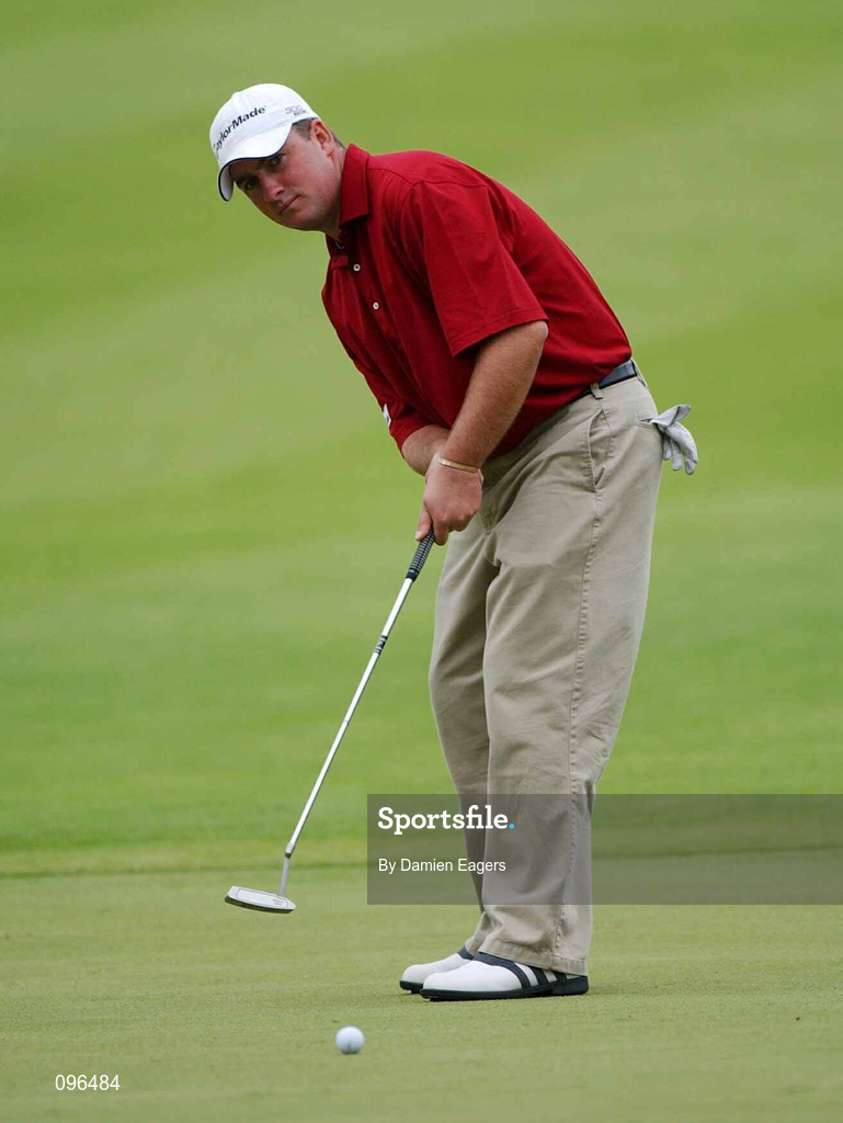 27 June 2002; Graeme McDowell of Ireland during day three of the Murphy's Irish Open at Fota Resort in Cork. Photo by Damien Eagers/Sportsfile
