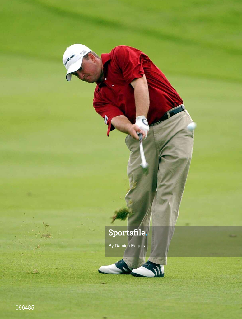 27 June 2002; Graeme McDowell of Ireland during day three of the Murphy's Irish Open at Fota Resort in Cork. Photo by Damien Eagers/Sportsfile