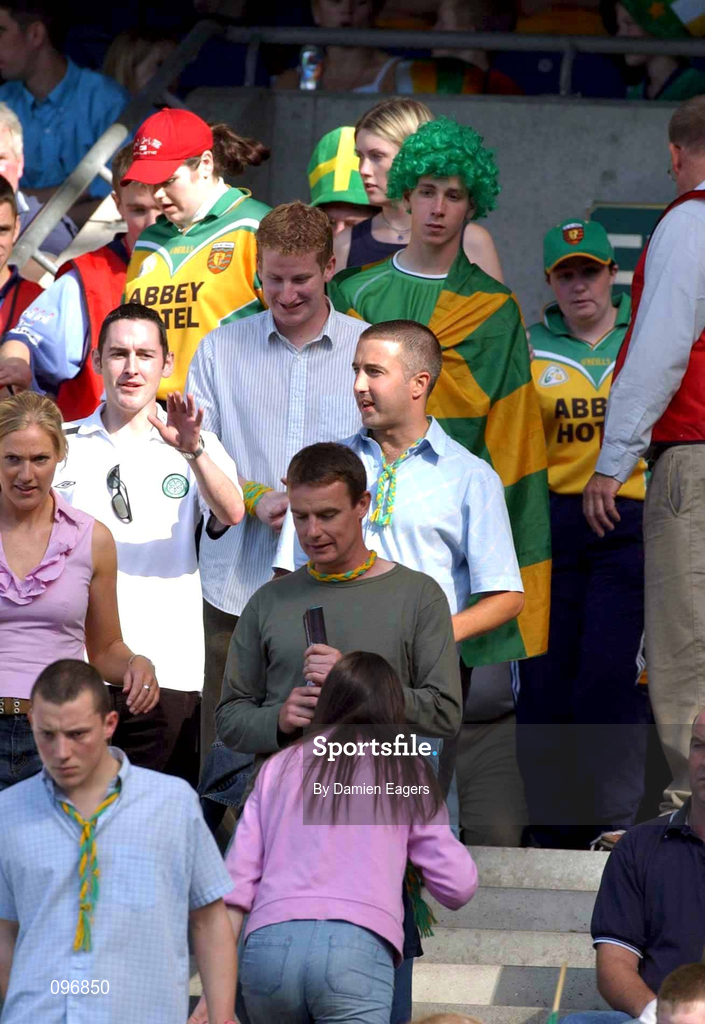 17 August 2002; Supporters arrive to Croke Park before the Bank of Ireland All-Ireland Senior Football Championship Quarter-Final Replay match between Dublin and Donegal at Croke Park in Dublin. Photo by Damien Eagers/Sportsfile
