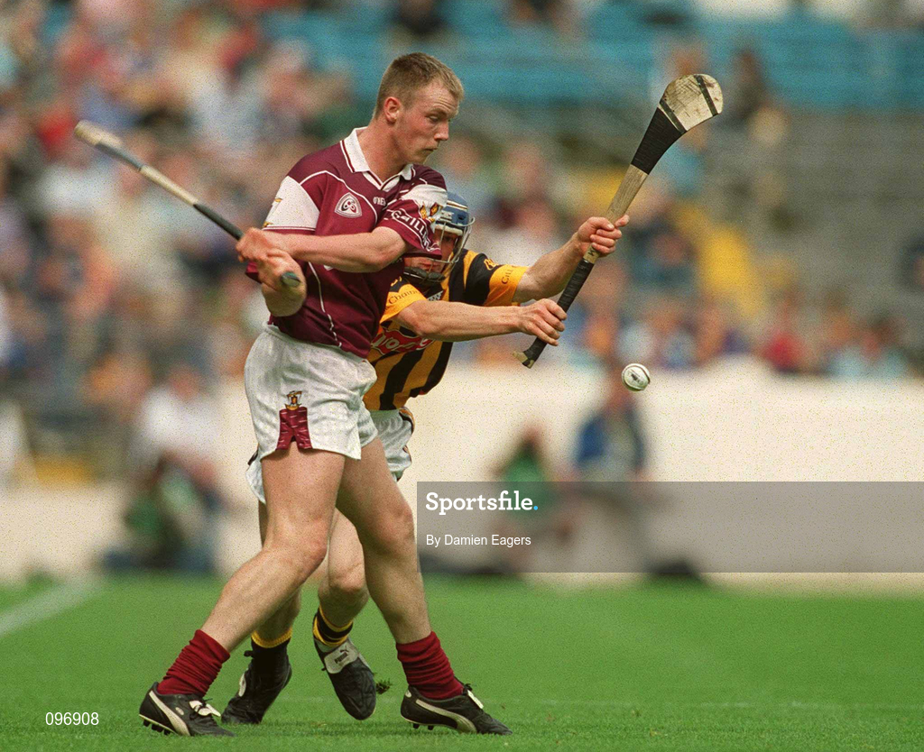 18 August 2002; Cathal Dervan of Galway during the All-Ireland Minor Hurling Championship Semi-Final match between Kilkenny and Galway at Croke Park in Dublin. Photo by Damien Eagers/Sportsfile