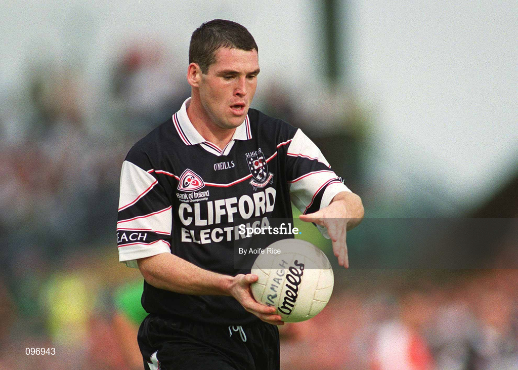 18 August 2002; John McPartland of Sligo during the Bank of Ireland All-Ireland Senior Football Championship Quarter-Final Replay match between Armagh and Sligo at Páirc Tailteann in Navan, Meath. Photo by Aoife Rice/Sportsfile