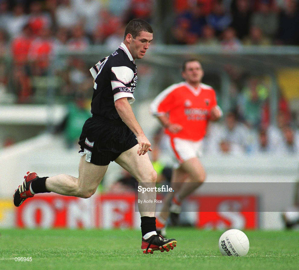 18 August 2002; John McPartland of Sligo during the Bank of Ireland All-Ireland Senior Football Championship Quarter-Final Replay match between Armagh and Sligo at Páirc Tailteann in Navan, Meath. Photo by Aoife Rice/Sportsfile