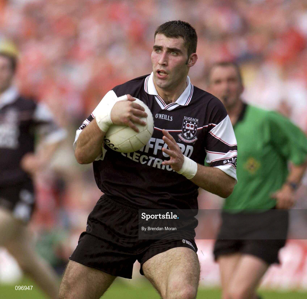 18 August 2002; Brendan Phillips of Sligo during the Bank of Ireland All-Ireland Senior Football Championship Quarter-Final Replay match between Armagh and Sligo at Páirc Tailteann in Navan, Meath. Photo by Brendan Moran/Sportsfile