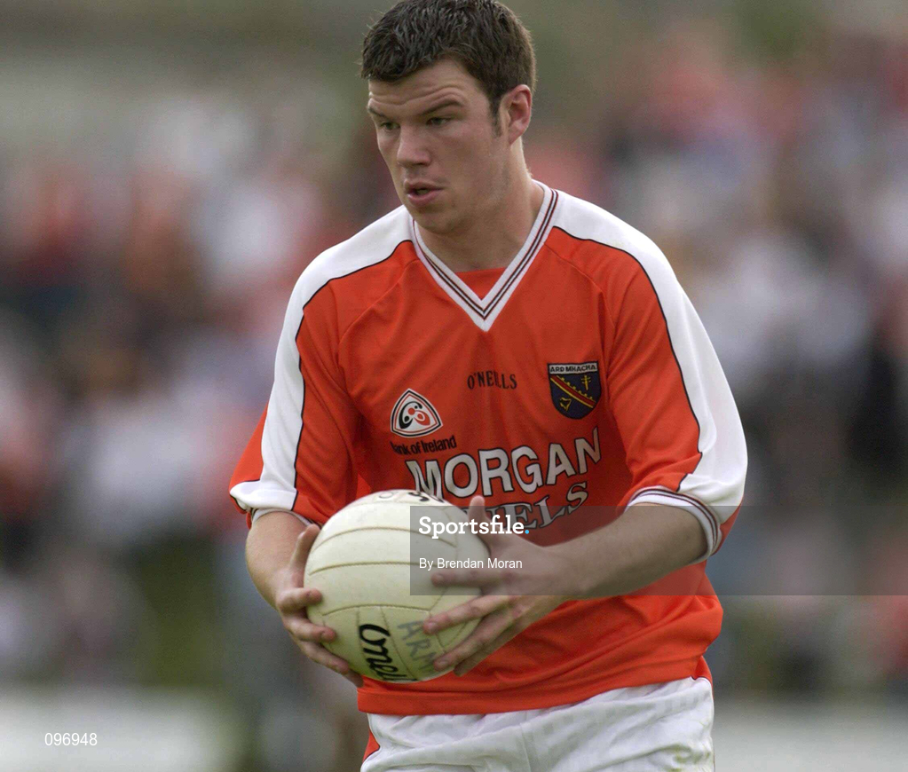 18 August 2002; Ronan Clarke of Armagh during the Bank of Ireland All-Ireland Senior Football Championship Quarter-Final Replay match between Armagh and Sligo at Páirc Tailteann in Navan, Meath. Photo by Brendan Moran/Sportsfile