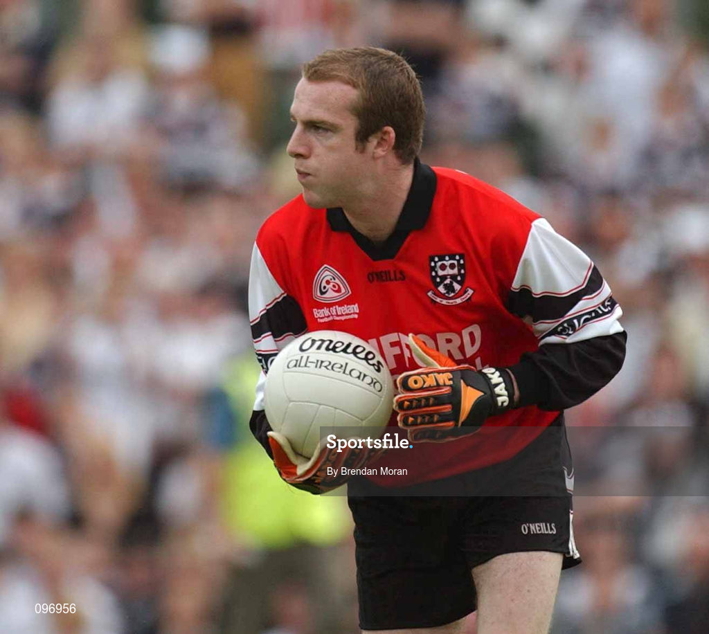 18 August 2002; James Curran of Sligo during the Bank of Ireland All-Ireland Senior Football Championship Quarter-Final Replay match between Armagh and Sligo at Páirc Tailteann in Navan, Meath. Photo by Brendan Moran/Sportsfile