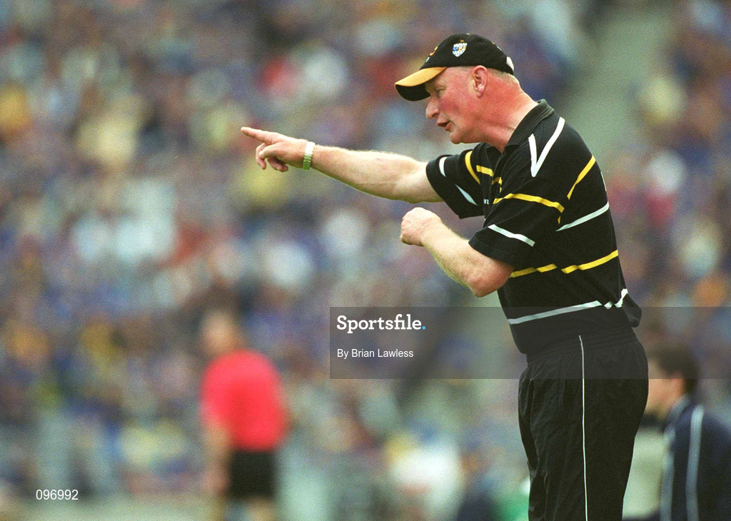 18 August 2002; Kilkenny manager Brian Cody during the Guinness All-Ireland Senior Hurling Championship Semi-Final match between Kilkenny and Tipperary at Croke Park in Dublin. Photo by Brian Lawless/Sportsfile
