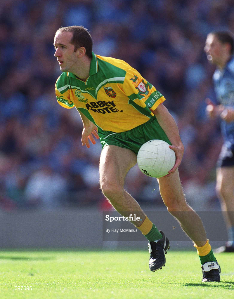 17 August 2002; Eamon Doherty of Donegal during the Bank of Ireland All-Ireland Senior Football Championship Quarter-Final Replay match between Dublin and Donegal at Croke Park in Dublin. Photo by Ray McManus/Sportsfile
