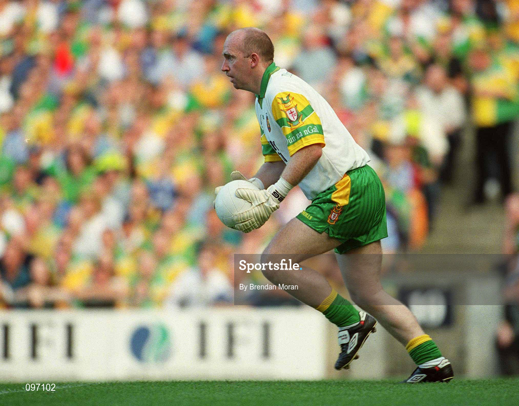 17 August 2002; Donegal goalkeeper Tony Blake during the Bank of Ireland All-Ireland Senior Football Championship Quarter-Final Replay match between Dublin and Donegal at Croke Park in Dublin. Photo by Brendan Moran/Sportsfile