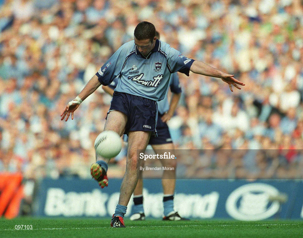 17 August 2002; Ray Cosgrove of Dublin during the Bank of Ireland All-Ireland Senior Football Championship Quarter-Final Replay match between Dublin and Donegal at Croke Park in Dublin. Photo by Brendan Moran/Sportsfile