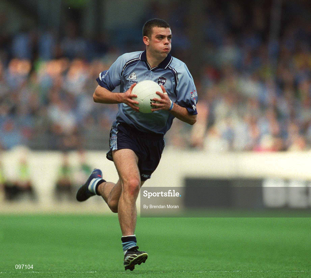 17 August 2002; Paul Casey of Dublin during the Bank of Ireland All-Ireland Senior Football Championship Quarter-Final Replay match between Dublin and Donegal at Croke Park in Dublin. Photo by Brendan Moran/Sportsfile