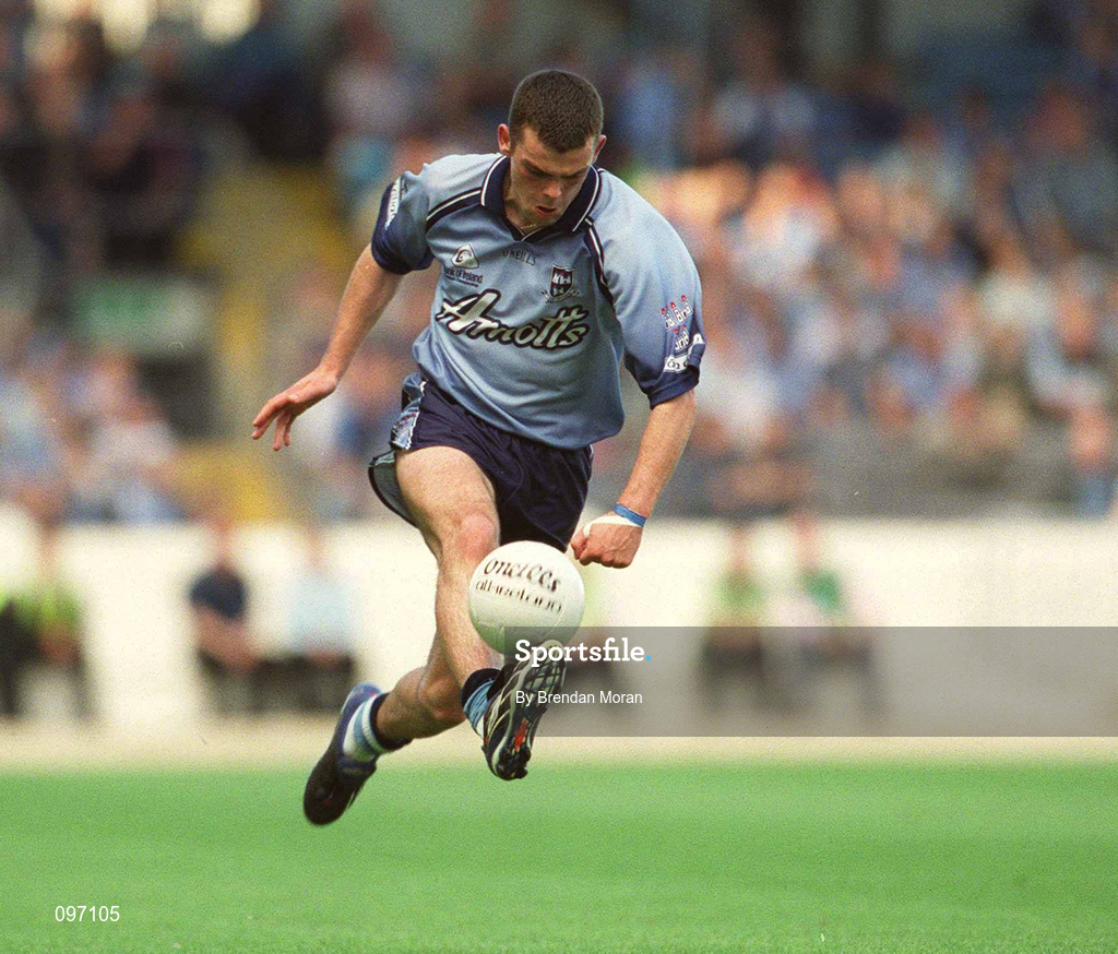 17 August 2002; Paul Casey of Dublin during the Bank of Ireland All-Ireland Senior Football Championship Quarter-Final Replay match between Dublin and Donegal at Croke Park in Dublin. Photo by Brendan Moran/Sportsfile