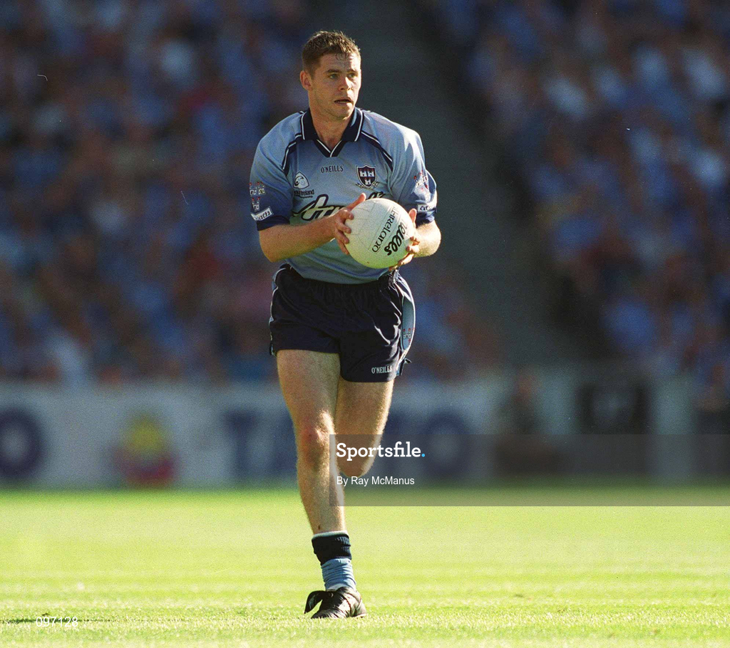17 August 2002; Darren Magee of Dublin during the Bank of Ireland All-Ireland Senior Football Championship Quarter-Final Replay match between Dublin and Donegal at Croke Park in Dublin. Photo by Ray McManus/Sportsfile