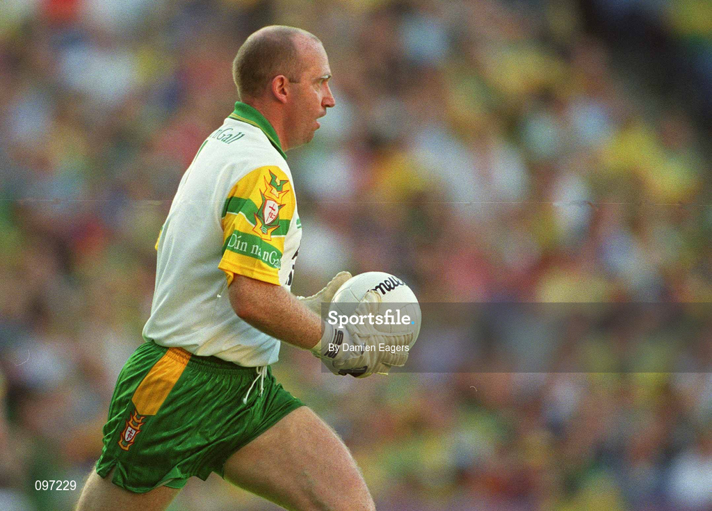 17 August 2002; Donegal goalkeeper Tony Blake during the Bank of Ireland All-Ireland Senior Football Championship Quarter-Final Replay match between Dublin and Donegal at Croke Park in Dublin. Photo by Damien Eagers/Sportsfile