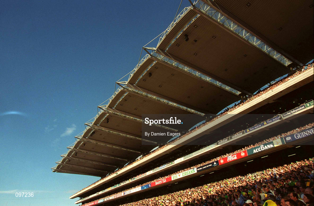 17 August 2002; A general view of the Cusack Stand during the Bank of Ireland All-Ireland Senior Football Championship Quarter-Final Replay match between Dublin and Donegal at Croke Park in Dublin. Photo by Damien Eagers/Sportsfile