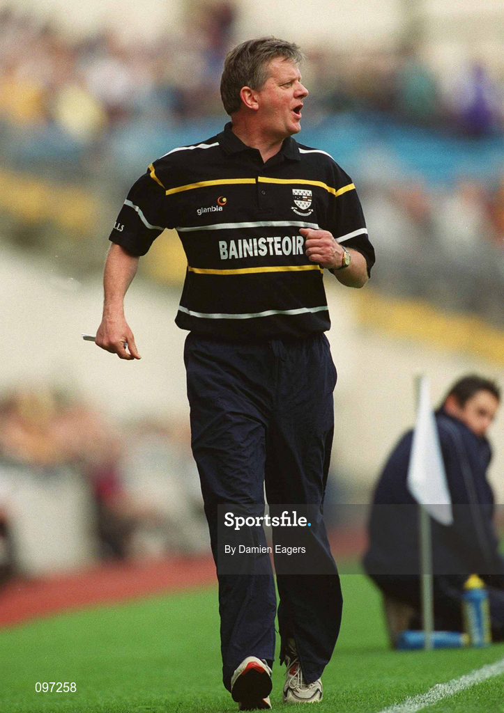 18 August 2002; Kilkenny manager Nicky Cashin during the All-Ireland Minor Hurling Championship Semi-Final match between Kilkenny and Galway at Croke Park in Dublin. Photo by Damien Eagers/Sportsfile