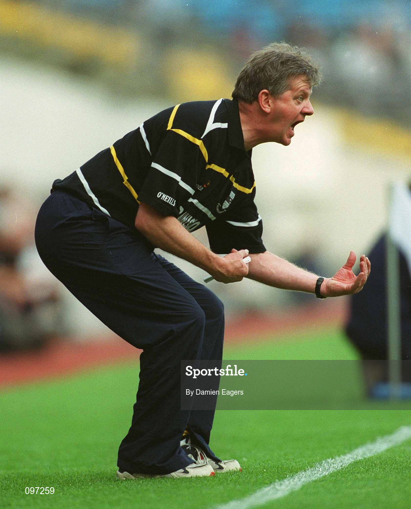 18 August 2002; Kilkenny manager Nicky Cashin during the All-Ireland Minor Hurling Championship Semi-Final match between Kilkenny and Galway at Croke Park in Dublin. Photo by Damien Eagers/Sportsfile