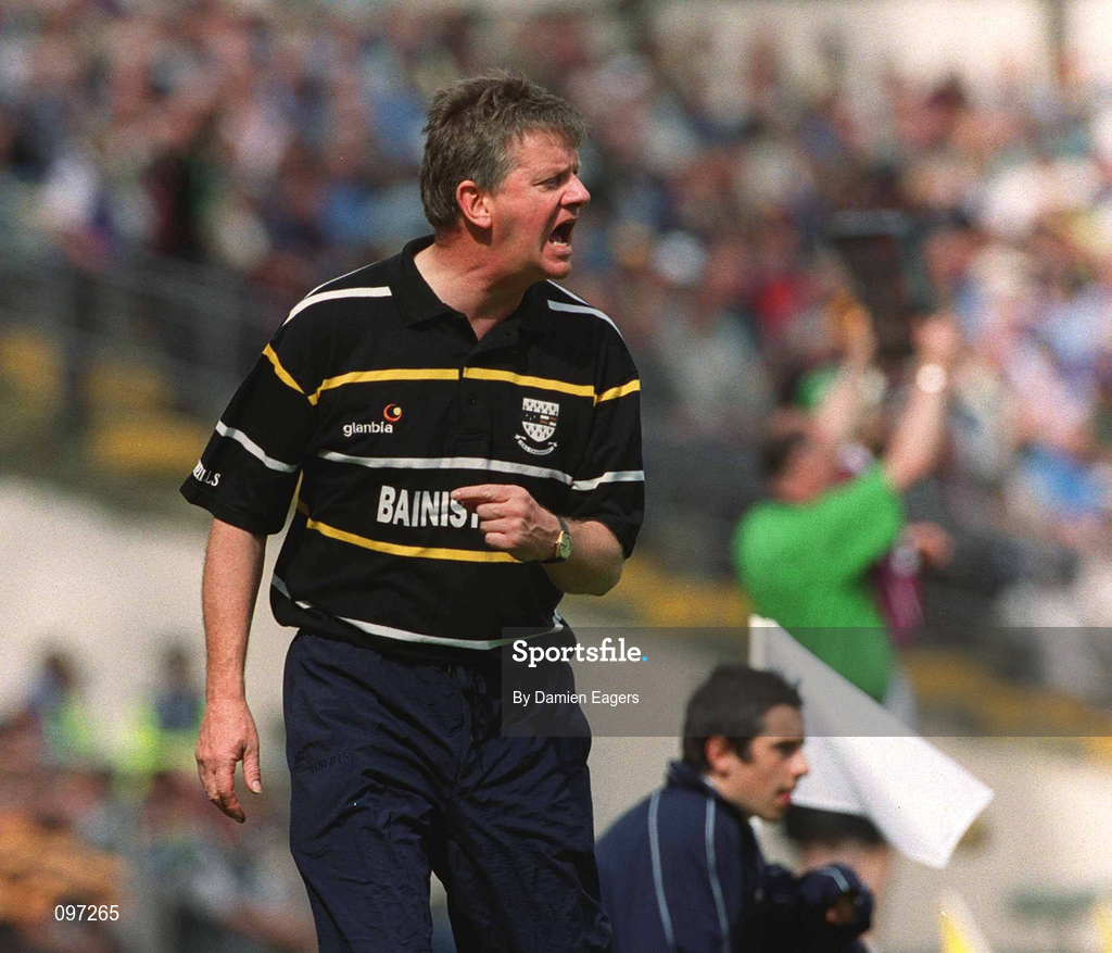 18 August 2002; Kilkenny manager Nicky Cashin during the All-Ireland Minor Hurling Championship Semi-Final match between Kilkenny and Galway at Croke Park in Dublin. Photo by Damien Eagers/Sportsfile