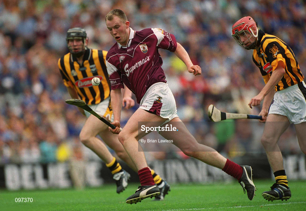 18 August 2002; Cathal Dervan of Galway Galway during the All-Ireland Minor Hurling Championship Semi-Final match between Kilkenny and Galway at Croke Park in Dublin. Photo by Brian Lawless/Sportsfile