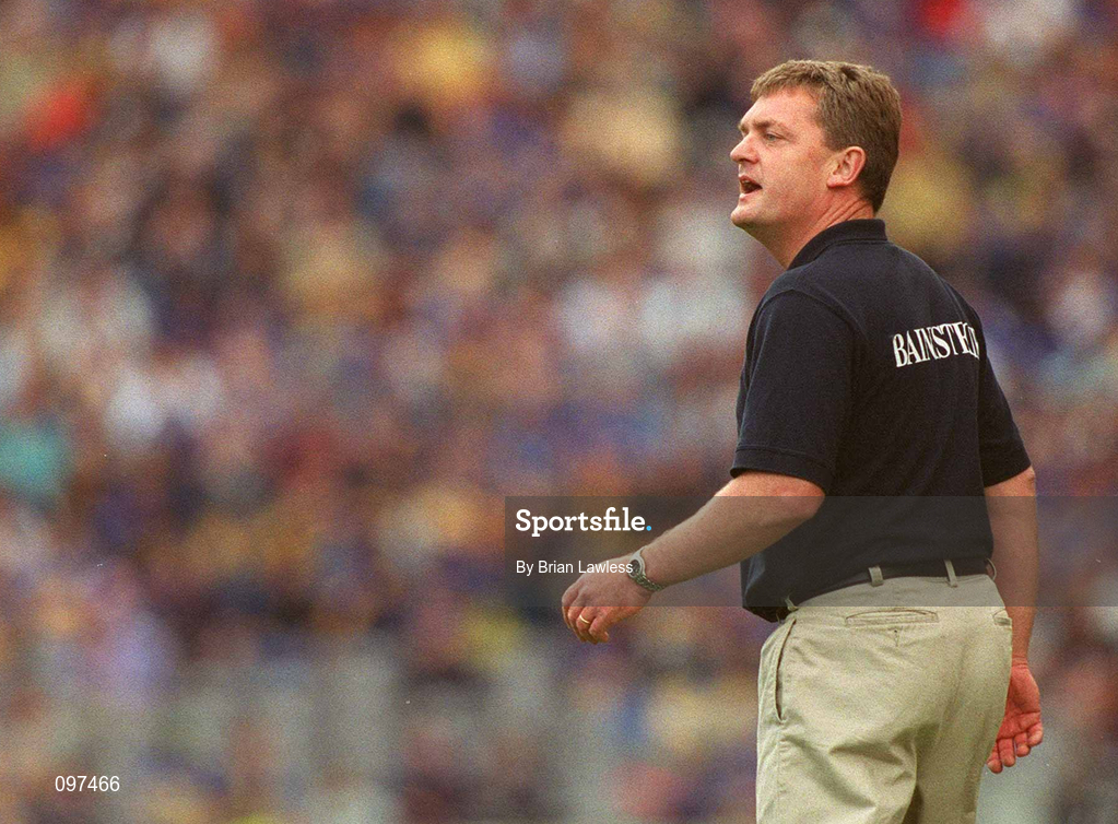 18 August 2002; Tipperary manager Nicky English during the Guinness All-Ireland Senior Hurling Championship Semi-Final match between Kilkenny and Tipperary at Croke Park in Dublin. Photo by Brian Lawless/Sportsfile