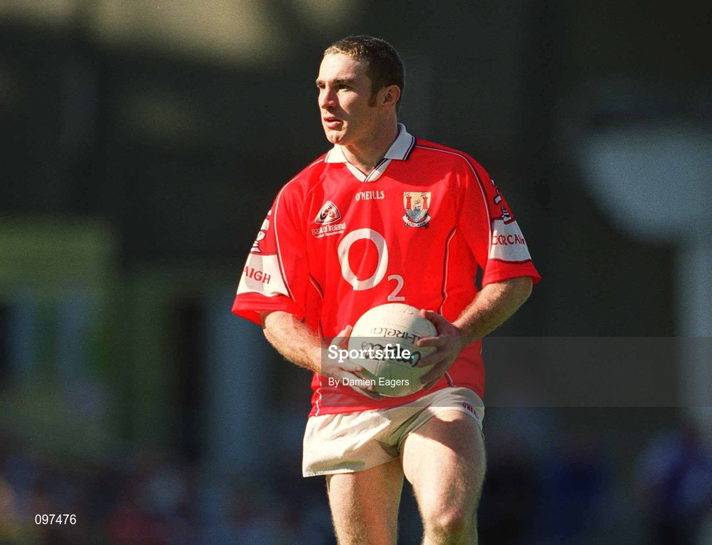 25 August 2002; Eoin Sexton of Cork during the Bank of Ireland All-Ireland Senior Football Championship Semi-Final match between Kerry and Cork at Croke Park in Dublin. Photo by Damien Eagers/Sportsfile