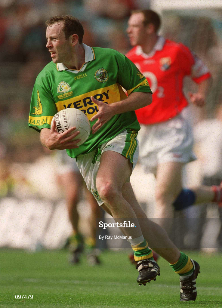 25 August 2002; Séamus Moynihan of Kerry during the Bank of Ireland All-Ireland Senior Football Championship Semi-Final match between Kerry and Cork at Croke Park in Dublin. Photo by Ray McManus/Sportsfile