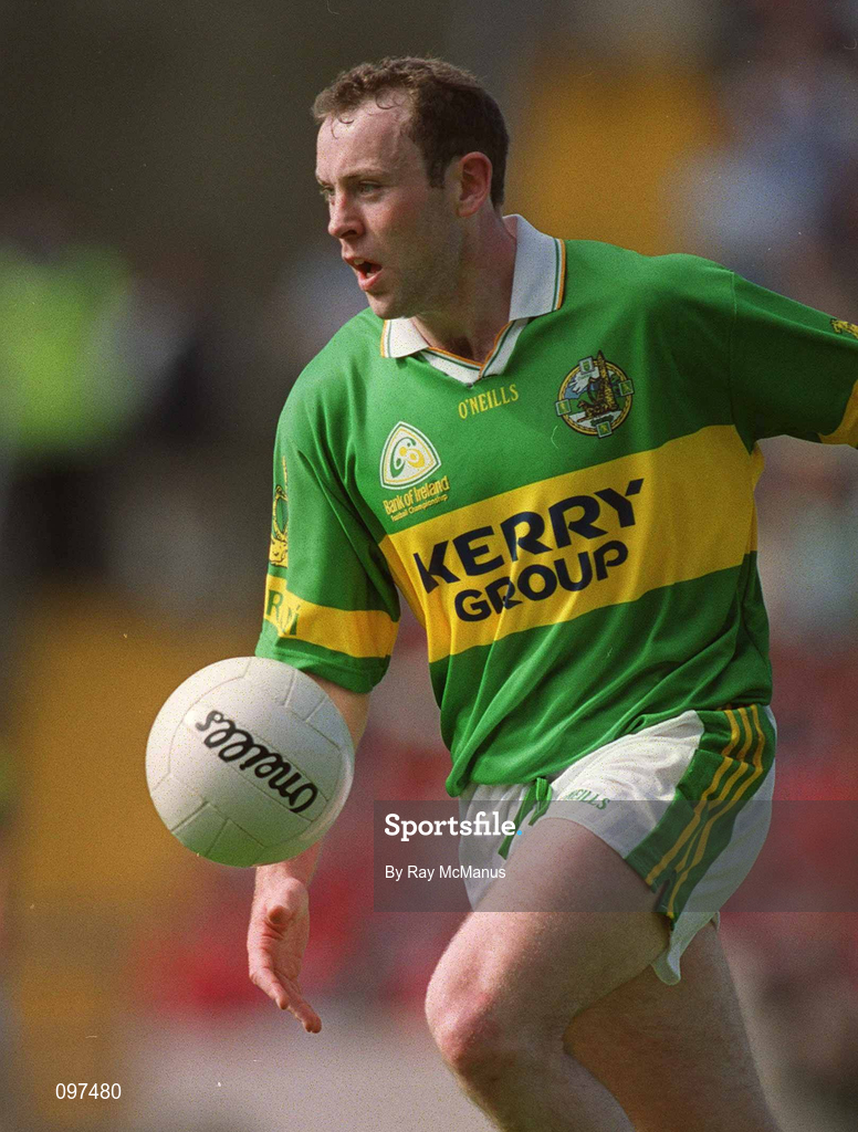 25 August 2002; Séamus Moynihan of Kerry during the Bank of Ireland All-Ireland Senior Football Championship Semi-Final match between Kerry and Cork at Croke Park in Dublin. Photo by Ray McManus/Sportsfile