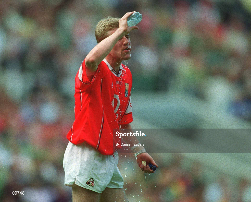 25 August 2002; Anthony Lynch of Cork during the Bank of Ireland All-Ireland Senior Football Championship Semi-Final match between Kerry and Cork at Croke Park in Dublin. Photo by Damien Eagers/Sportsfile