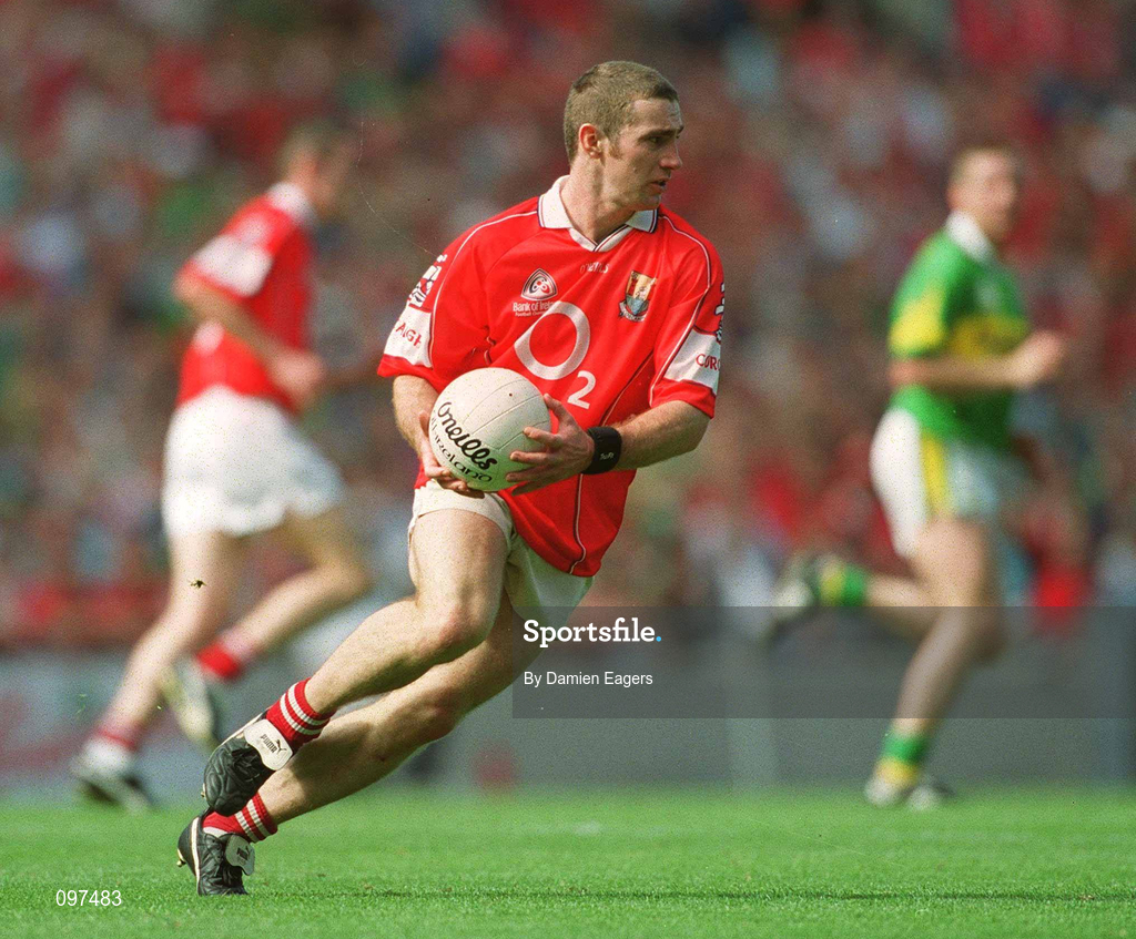 25 August 2002; Eoin Sexton of Cork during the Bank of Ireland All-Ireland Senior Football Championship Semi-Final match between Kerry and Cork at Croke Park in Dublin. Photo by Damien Eagers/Sportsfile