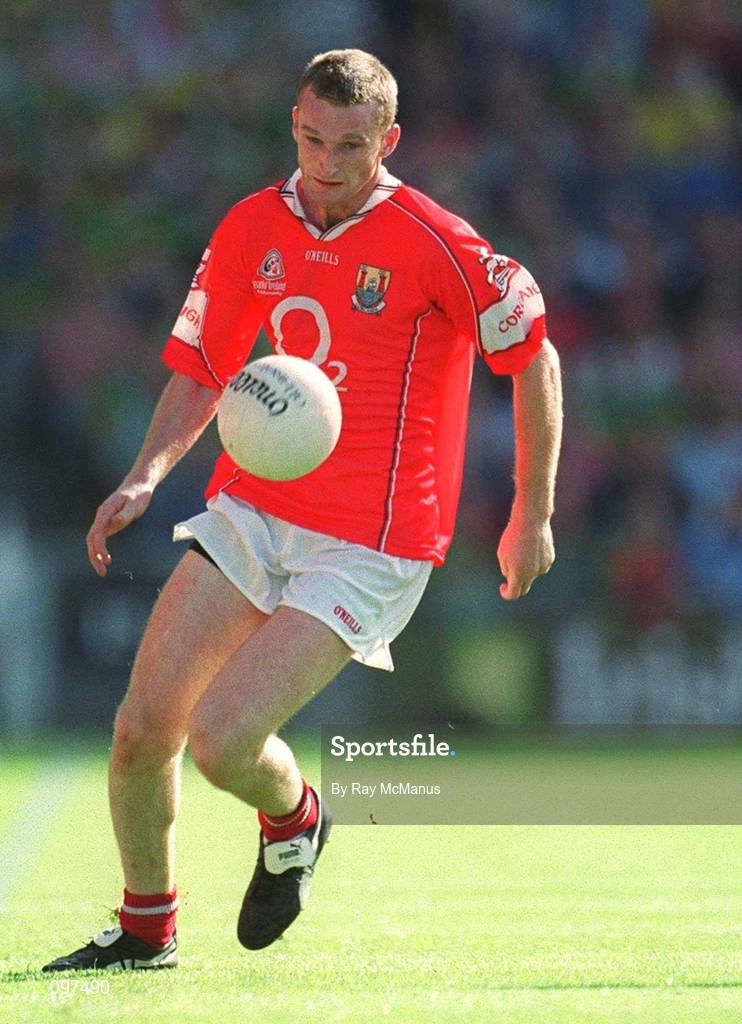 25 August 2002; Nicholas Murphy of Cork during the Bank of Ireland All-Ireland Senior Football Championship Semi-Final match between Kerry and Cork at Croke Park in Dublin. Photo by Ray McManus/Sportsfile