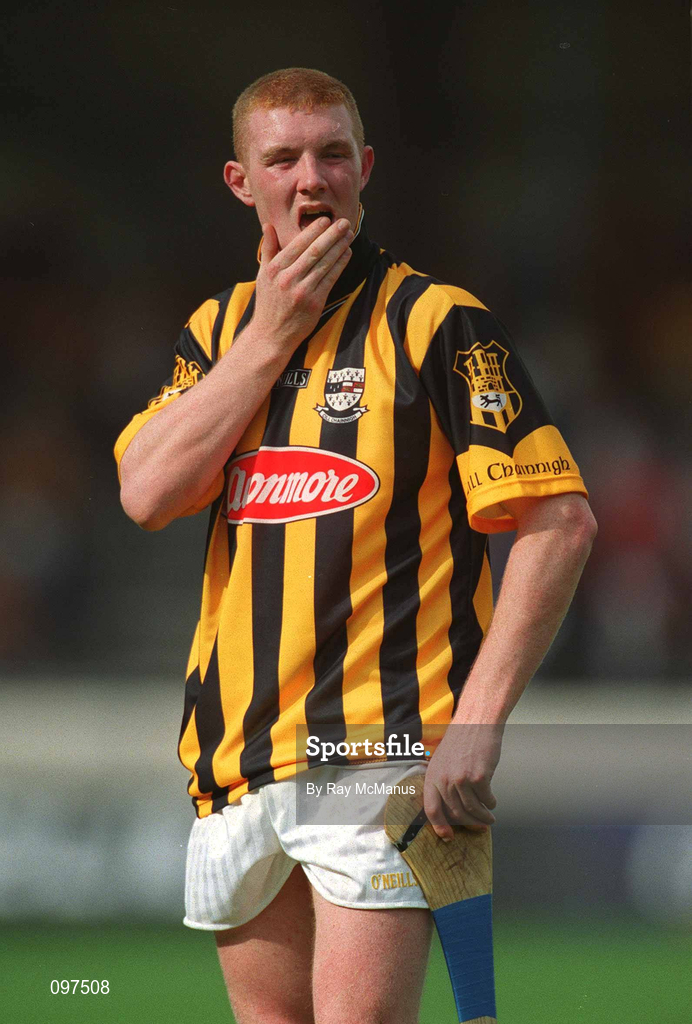 18 August 2002; A dejected Eamonn Corcoran of Tipperary, wearing a Kilkenny jersey, after the Guinness All-Ireland Senior Hurling Championship Semi-Final match between Kilkenny and Tipperary at Croke Park in Dublin. Photo by Ray McManus/Sportsfile