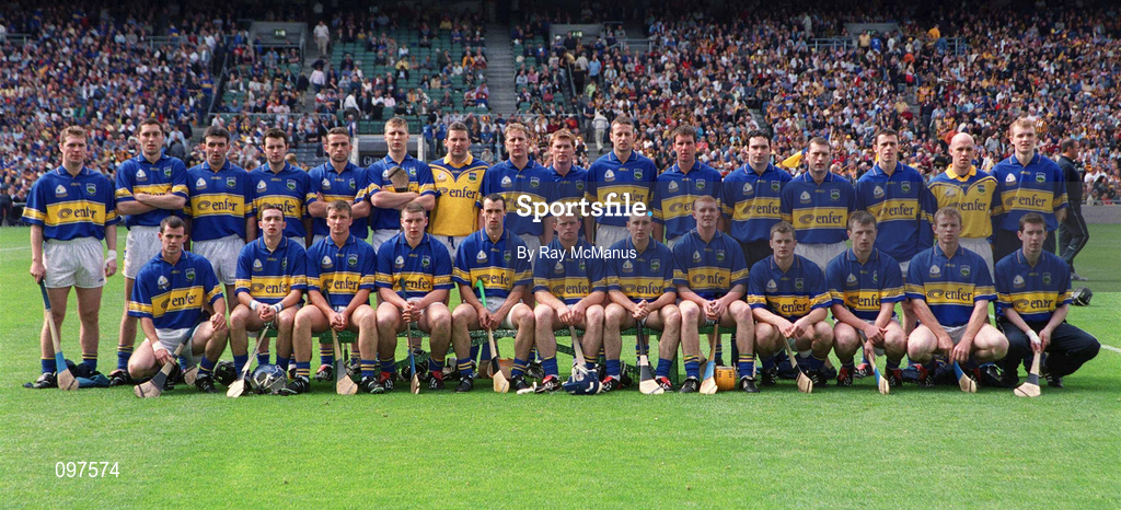 18 August 2002; The Tipperary squad prior to the Guinness All-Ireland Senior Hurling Championship Semi-Final match between Kilkenny and Tipperary at Croke Park in Dublin. Photo by Ray McManus/Sportsfile